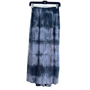 VTG Victorian Maxi Skirt Womens 6 Edwardian Hand Dyed Goth